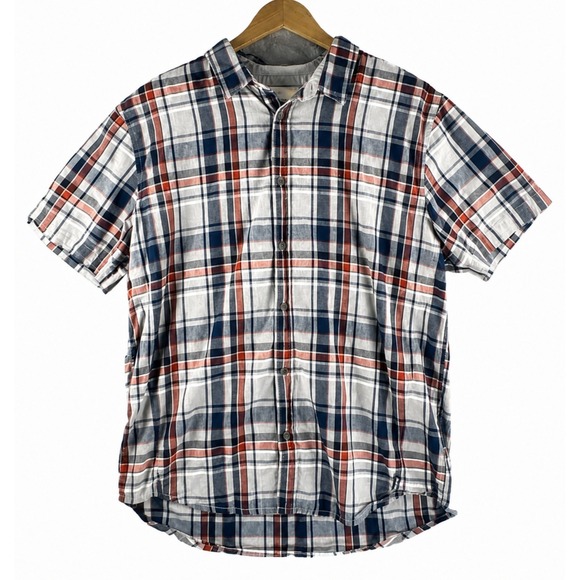 Prana Other - Prana Shirt Mens Size XL Gray Plaid Short Sleeve Outdoor Hiking Casual